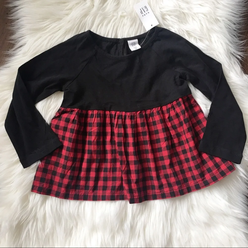 NWT BabyGap Buffalo Top